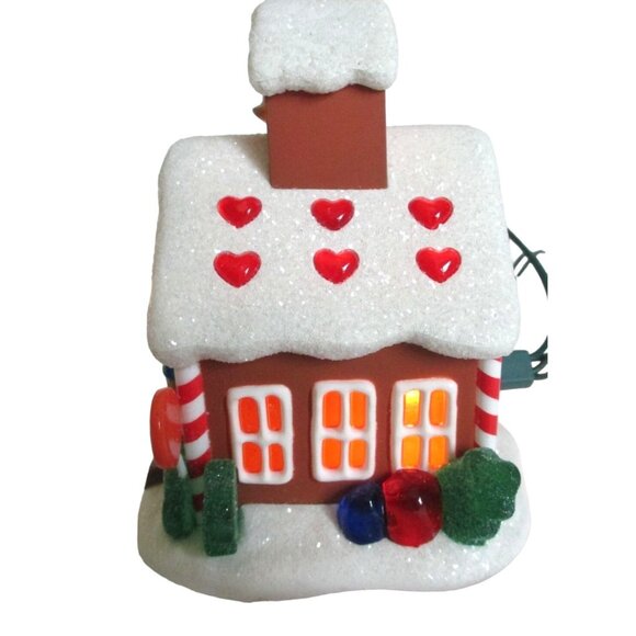 Hallmark 2012 Noelville Schoolhouse Christmas Ornament - Gingerbread Light Cover - Picture 2 of 6